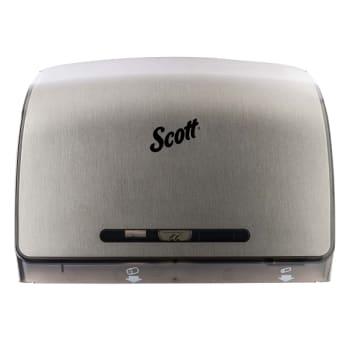 Image for Scott® Pro Jumbo Roll Coreless Toilet Paper Dispenser, Faux Stainless from HD Supply