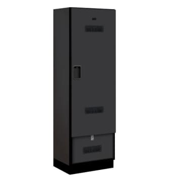 Image for Salsbury Industries Black 24 Inch Wide Designer Gear Wood Lockers from HD Supply