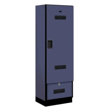 Image for Salsbury Industries Blue 24 Inch Wide Designer Gear Wood Lockers from HD Supply