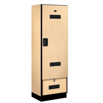 Salsbury Industries Maple 24 Inch Wide Designer Gear Wood Lockers