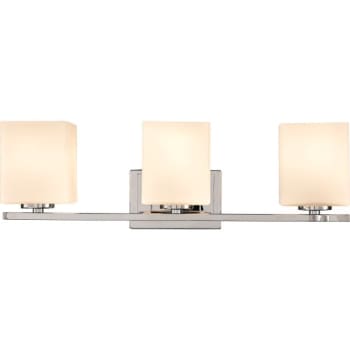 Seasons® Karsen™ Wall Fixture, (3) 60 W Medium Incandescent Bulbs, Polished Chrome