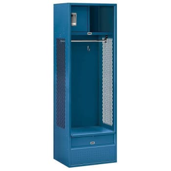 Image for Salsbury Industries Blue 24 Inch Open Access Metal Lockers from HD Supply