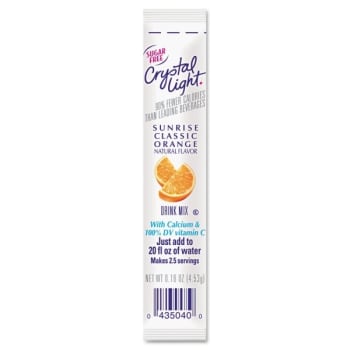 Image for Crystal Light® On The Go 0.16 Oz Packets Sunrise Orange Drink Mix Pack Of 30 from HD Supply