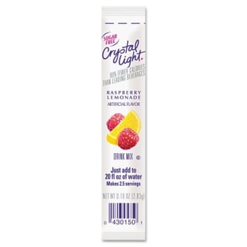 Image for Crystal Light® On The Go 0.16 Oz Packets Raspberry Lemonade Drink Mix Pack Of 30 from HD Supply