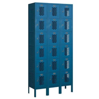 Image for Salsbury Industries 36 Inch Wide Box Style Vented Lockers, Tan, Unassembled from HD Supply