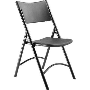 Image for National Public Seating® 600 Series Heavy Duty Folding Chair Black Case Of 4 from HD Supply