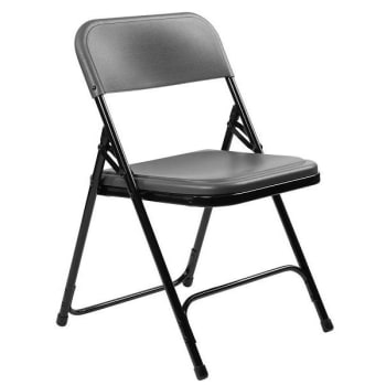 Image for National Public Seating® 800 Series Lightweight Folding Chair Charcoal Case Of 4 from HD Supply