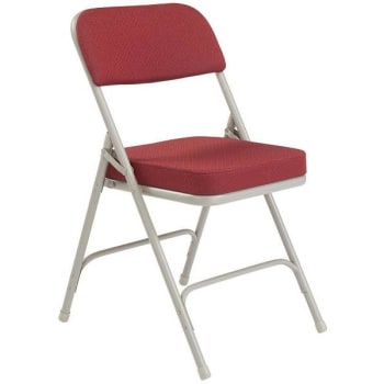 Image for National Public Seating® 3200 Series 2hinge Folding Chair New Burgundy Case Of 2 from HD Supply