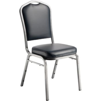 Image for National Public Seating® 9300 Stack Chair Midnight Blue Seat/silvervein Frame from HD Supply
