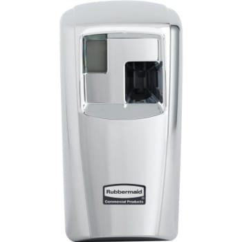 Rubbermaid Microburst 3000 LCD Programmable Odor Control Air Freshener Dispenser (6-Pack) (Chrome)