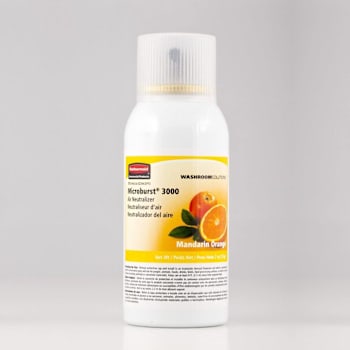 Rubbermaid Commercial Microburst 3000 Mandarin Orange Scent Freshener Refill (12-Pack)