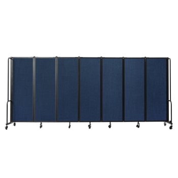 Image for National Public Seating® Room Divider 6' Height 7 Sections  Blue from HD Supply