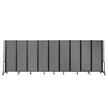 Image for National Public Seating® Room Divider 6' Height 9 Sections Grey from HD Supply