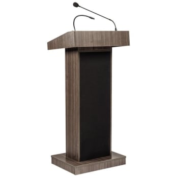 Image for Oklahoma Sound® Orator Lectern Ribbonwood from HD Supply