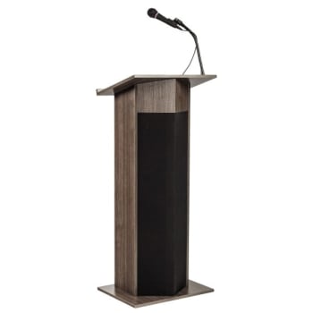 Image for Oklahoma Sound® Power Plus Lectern Ribbonwood from HD Supply