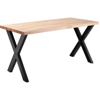 Image for National Public Seating® Collaborator Table 30x72x30" Rectangle Butcherblock Top from HD Supply