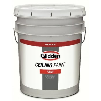 Image for Glidden Ceiling Paint Interior Latex Flat Paint White 5G from HD Supply