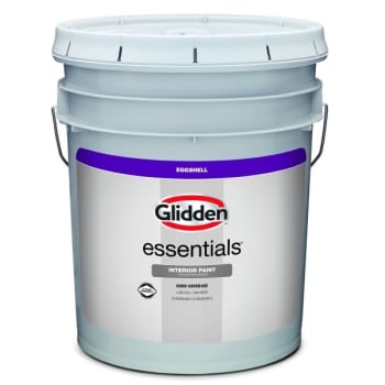 Glidden Essentials Interior Latex Paint Eggshell White 5G