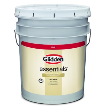 Image for Glidden Essentials Exterior Latex Paint Flat Base 2 5g from HD Supply