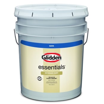 Image for Glidden Essentials Exterior Latex Paint Satin White/B1 Satin 5G from HD Supply
