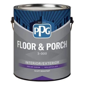 Image for Ppg Floor & Porch Acrylic Satin White/b1 1g from HD Supply