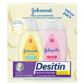 Image for Johnson's Baby Care Essentials Gift Set, Case Of 24 from HD Supply