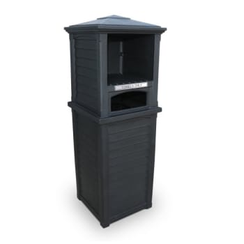 Image for Mayne Lakeland 66 Inch Tall Black Towel Storage Unit from HD Supply