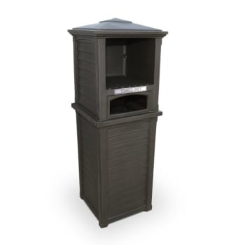Image for Mayne Lakeland 66 Inch Tall Espresso Towel Storage Unit from HD Supply
