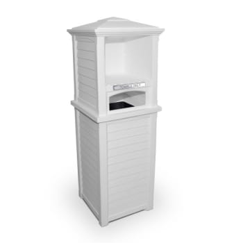 Image for Mayne Lakeland 66 Inch Tall White Towel Storage Unit from HD Supply