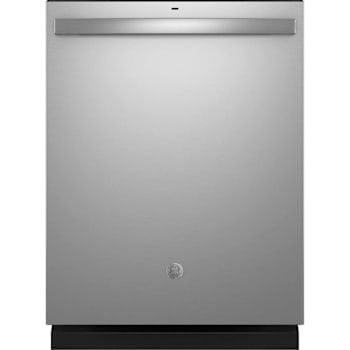 GE ENERGY STAR 24 In. Top Control SmartHQ Dishwasher With Plastic Interior, Sanitize Cycle, Dry Boost, Stainless