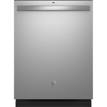 Ge Top Control With Plastic Interior Dishwasher, Stainless Steel