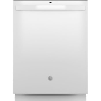 Ge Top Control With Plastic Interior Dishwasher, White