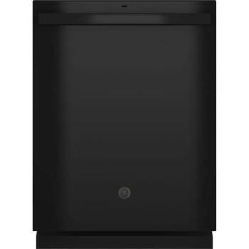 GE® ENERGY STAR® 24 In. Top Control W Plastic Interior Dishwasher 50 Dba W Sanitize Cycle & Dry Boost In Black