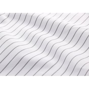 1888 Mills® Cambria Top Sheet Full 90x114 White, Grey Vintage Stripe Case Of 12
