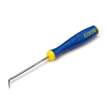 Image for Estwing 6.75 Inch Long Precision Pick With 40 Degree Angled Tip Blue Yellow from HD Supply