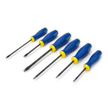 Image for Estwing 6 Piece Phillips And Slotted Magnetic Diamond Tip Screwdriver Set from HD Supply
