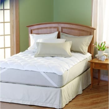 Image for JS Fiber Mattress Topper, 24 Oz, Anchor Band, 60x80 Inch Queen from HD Supply