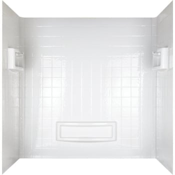 Image for Delta Distinction 32x60x60 Adhesive Tub Wall from HD Supply