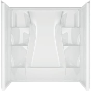 Image for Delta Classic 400, 60x60 3 Piece Direct To Stud Tub Surround, High Gloss White from HD Supply