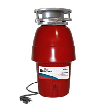 Image for Garrison 1/2 HP Mid-Duty Food Waste Disposal, With Installed Power Cord from HD Supply