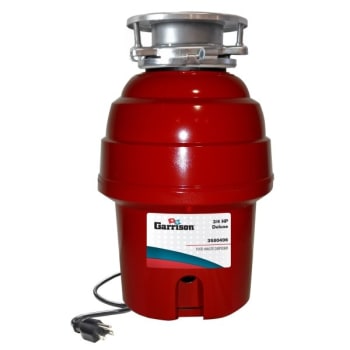 Image for Garrison 3/4 HP Deluxe Food Waste Disposal, With Installed Power Cord from HD Supply