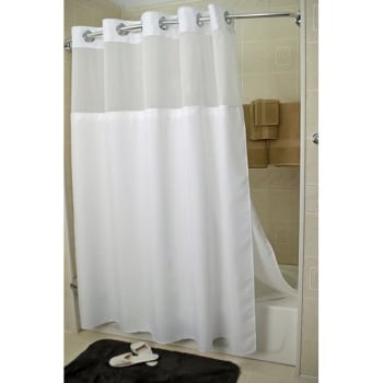 Image for Kartri Hang2it Hyatt Caption 72x74 Wht Shower Curtain Case Of 12 from HD Supply