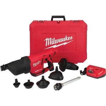 Image for Milwaukee® M12™ Airsnake™ Drain Cleaning Air Gun Kit from HD Supply
