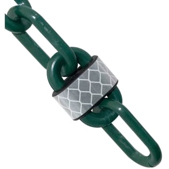 Image for Mr. Chain 2 Inch X 100 Feet Evergreen Reflective Plastic Barrier Chain from HD Supply