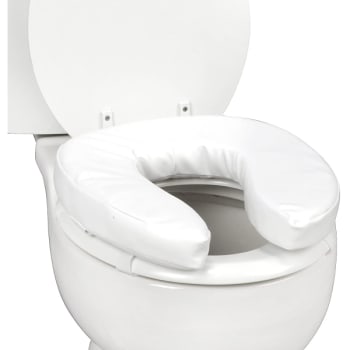 Image for DMI Preassure Relieving Vinyl Toilet Seat Cushion, 2 Inch Pad, White from HD Supply