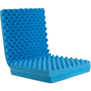 Image for DMI Foam Chair Pad/Seat Cushion with Back, 18" x 32" x 3", Blue from HD Supply