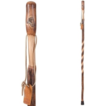 Image for Brazos 48" Trekking/Hiking Pole, Lightweight Wood, Made in the USA, Hickory from HD Supply
