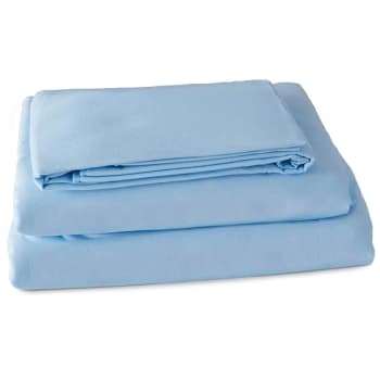 Image for Dmi Hospital Bed Sheets, Fitted/top Sheet/pillowcase, Cotton/polyester, Blue from HD Supply