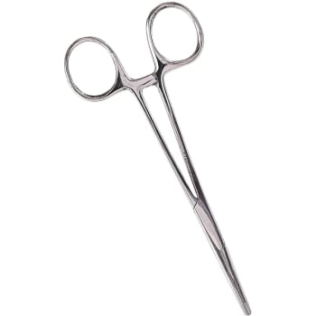 Image for Mabis Healthcare Precision Kelly Forceps, Locking/clamping, Curved, Silver, 5.5" from HD Supply