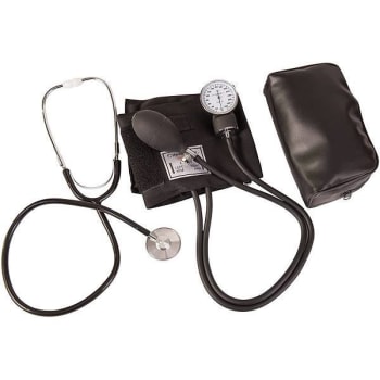 Healthsmart Professional Blood Pressure Gauge, Stethoscope & Case, Adult